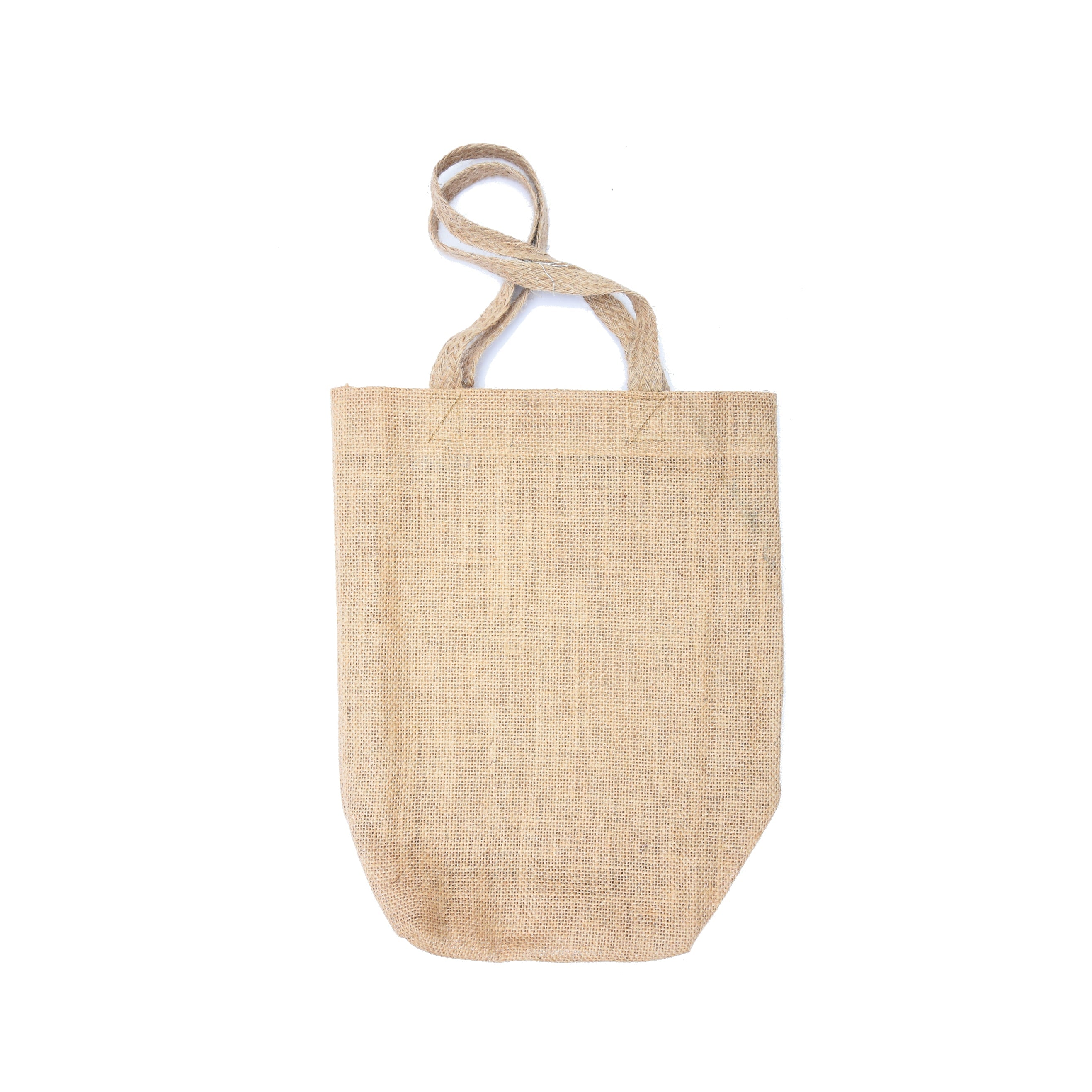 Burlap Tote Bag 10X12 Ni Approx Natural 1 Pc