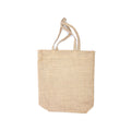 Burlap Tote Bag 12X13.5 In Approx Natural 1 Pc