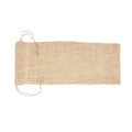 Burlap Wine Bag 6X15 In Approx Natural 1 Pc