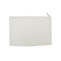 Canvas Zip Pouch 13X9 In Approx White 1 Pc Ib