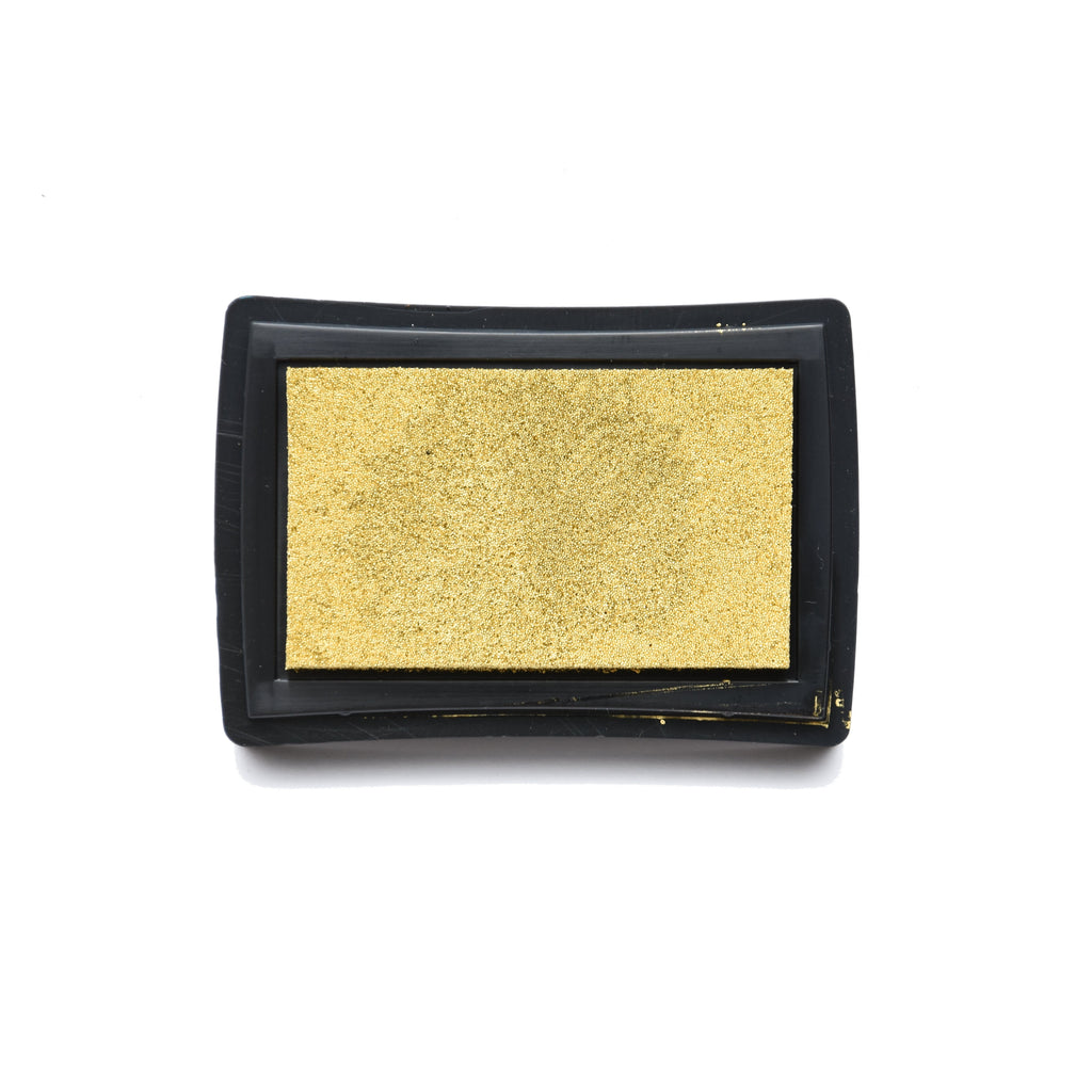 Metallic Ink Pad Retro Gold 1Pc