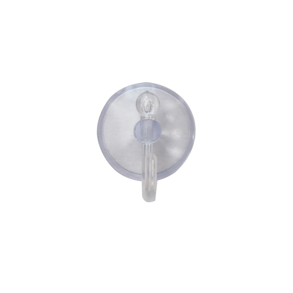 Vacuum Hooks Transperant- Dia 2.5cm, 10pcs