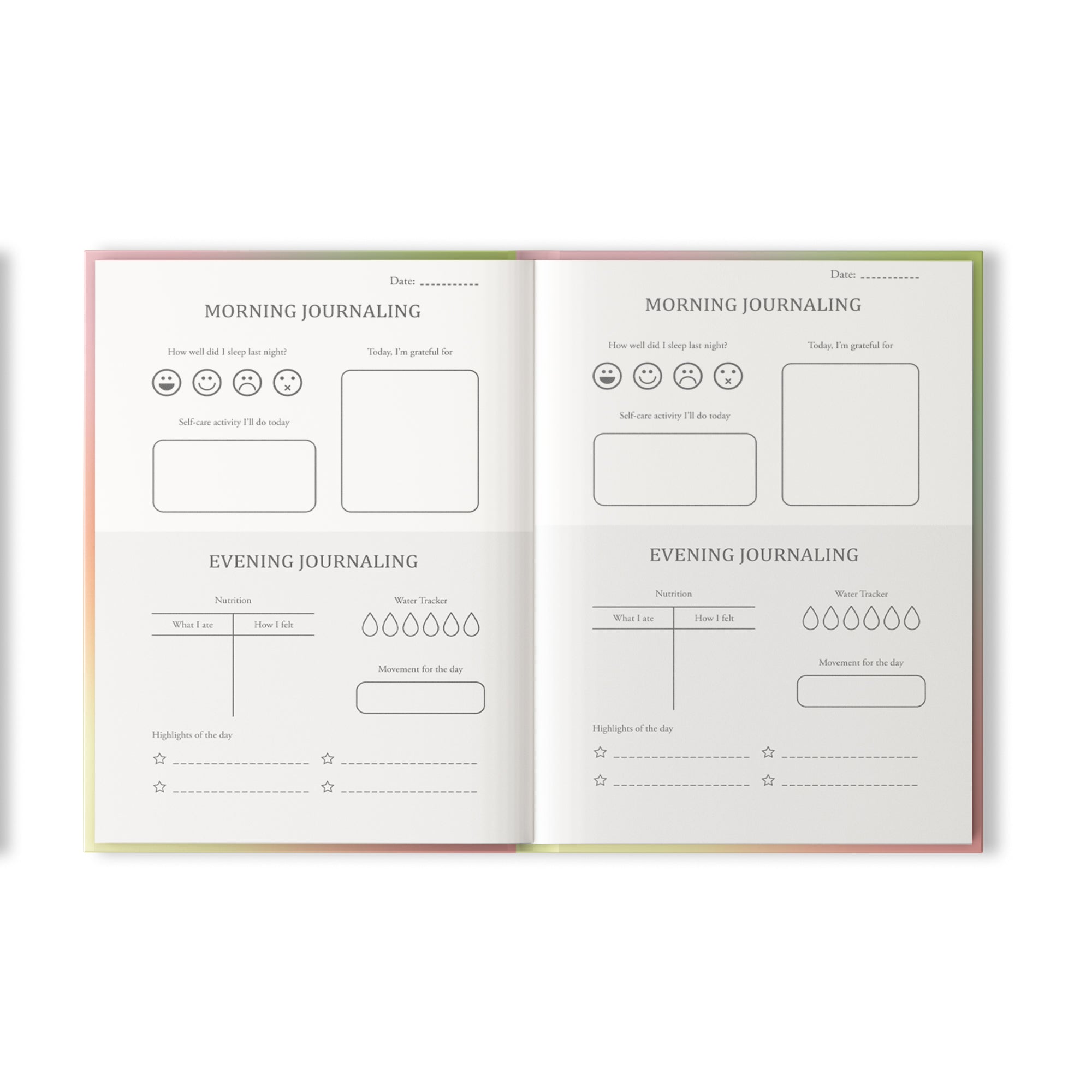 Wellness Journal Colours Of Life A5 176Pages Ib