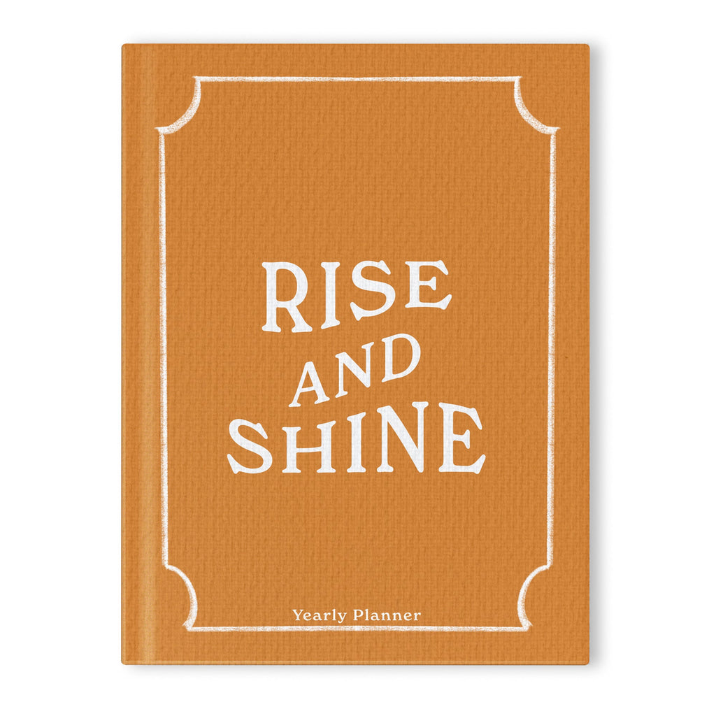 Yearly Planner Rise And Shine 176pages A5 size 1 Book