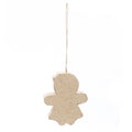 Christmas Paper Mache Hanging Angel 9.5 x 8.6 cm 1pc