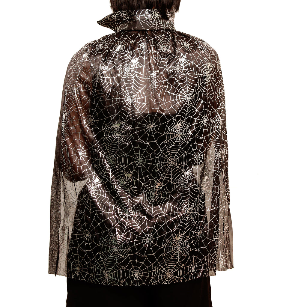 Witches Cape - Kids Small Spider Web - 76 x 70cm (30 x 27.5)