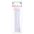 Zipper White 8 Inch 6Pc Pbhc Jy