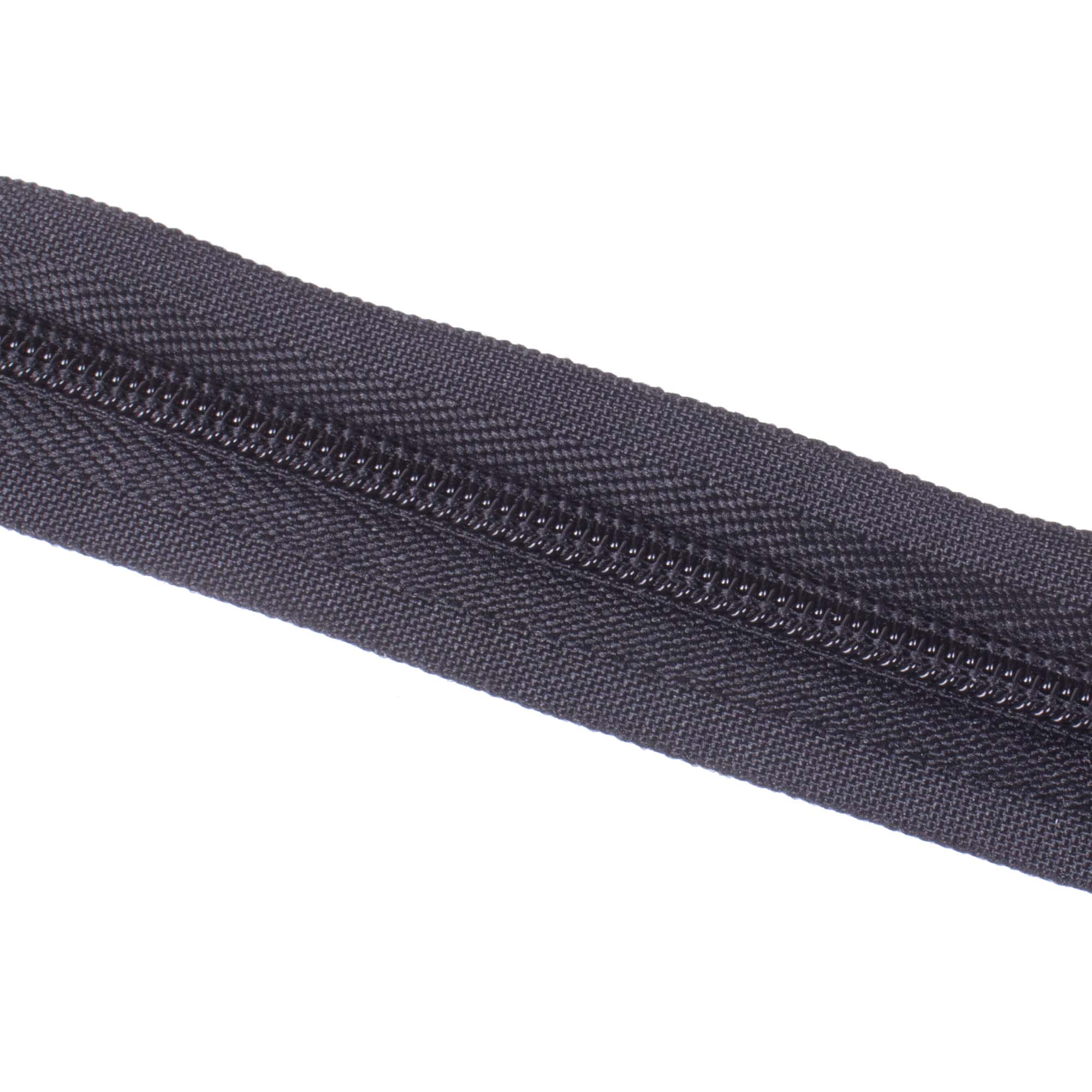 Zipper Black 8 Inch 6Pc Pbhc Jy