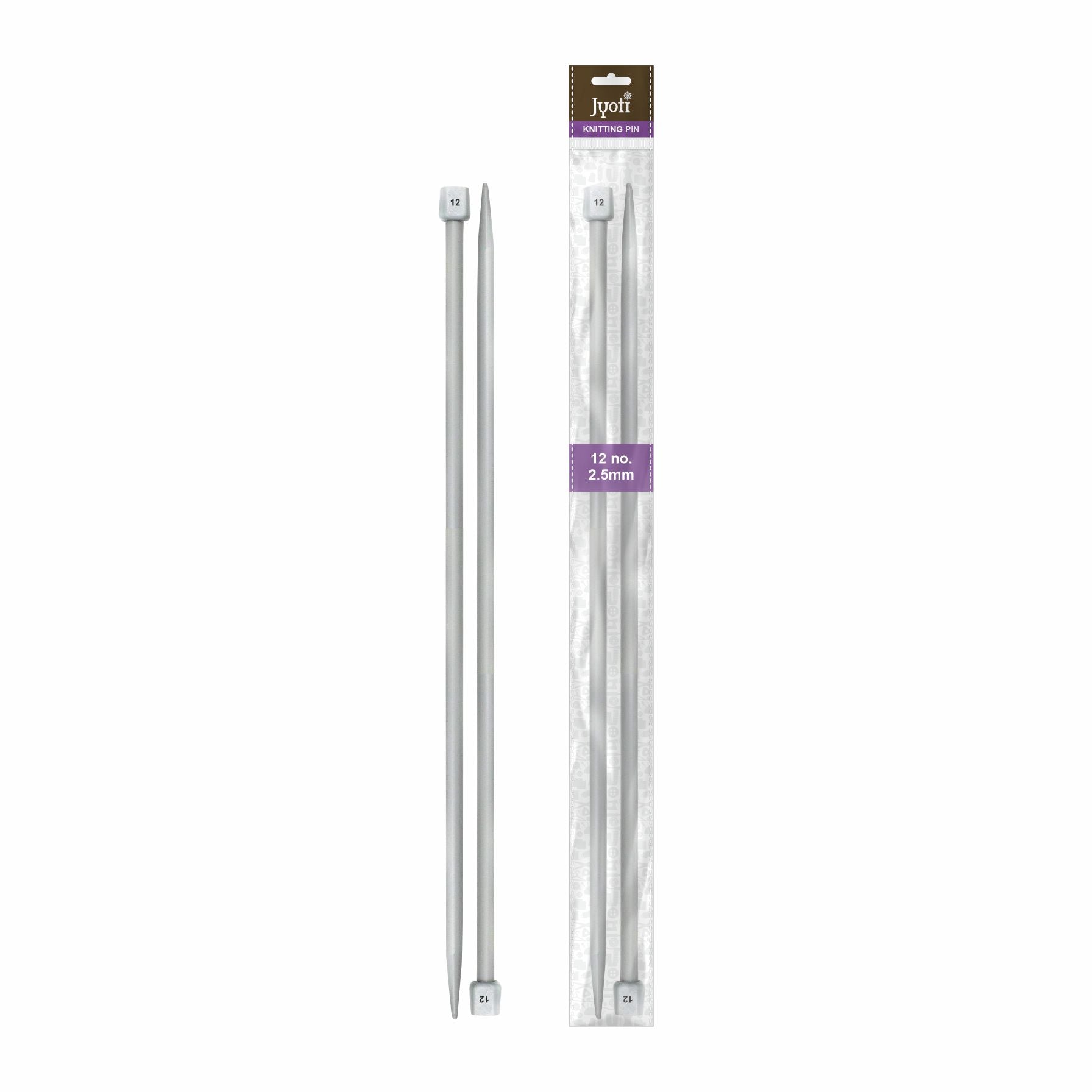 Extra Aluminum Knitting Needle 35Cm (No.10) 2Pcs Pb Jyoti