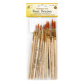 Synthetic Hair Round Brushes No.000 To No.12 15Pcs Set