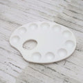 Artists Plastic Palette 8.7Inch X 6.6Inch Artistic Style 10 Well 1Pc