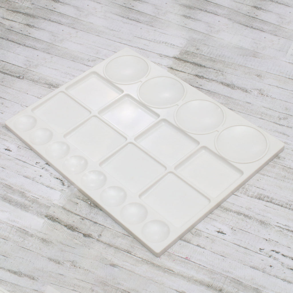 Artists Plastic Palette 12.9inch X 9.9inch 20 Well 1pc