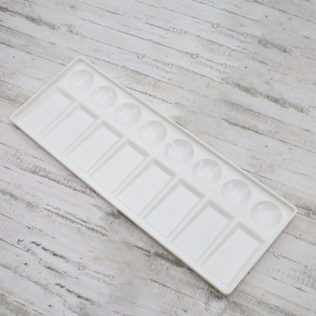 Artists Plastic Palette 4-1/2inch X 12inch Try 16 Well 1pc