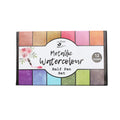 Little Birdie Metallic Watercolour Half Pan Set 12 shades
