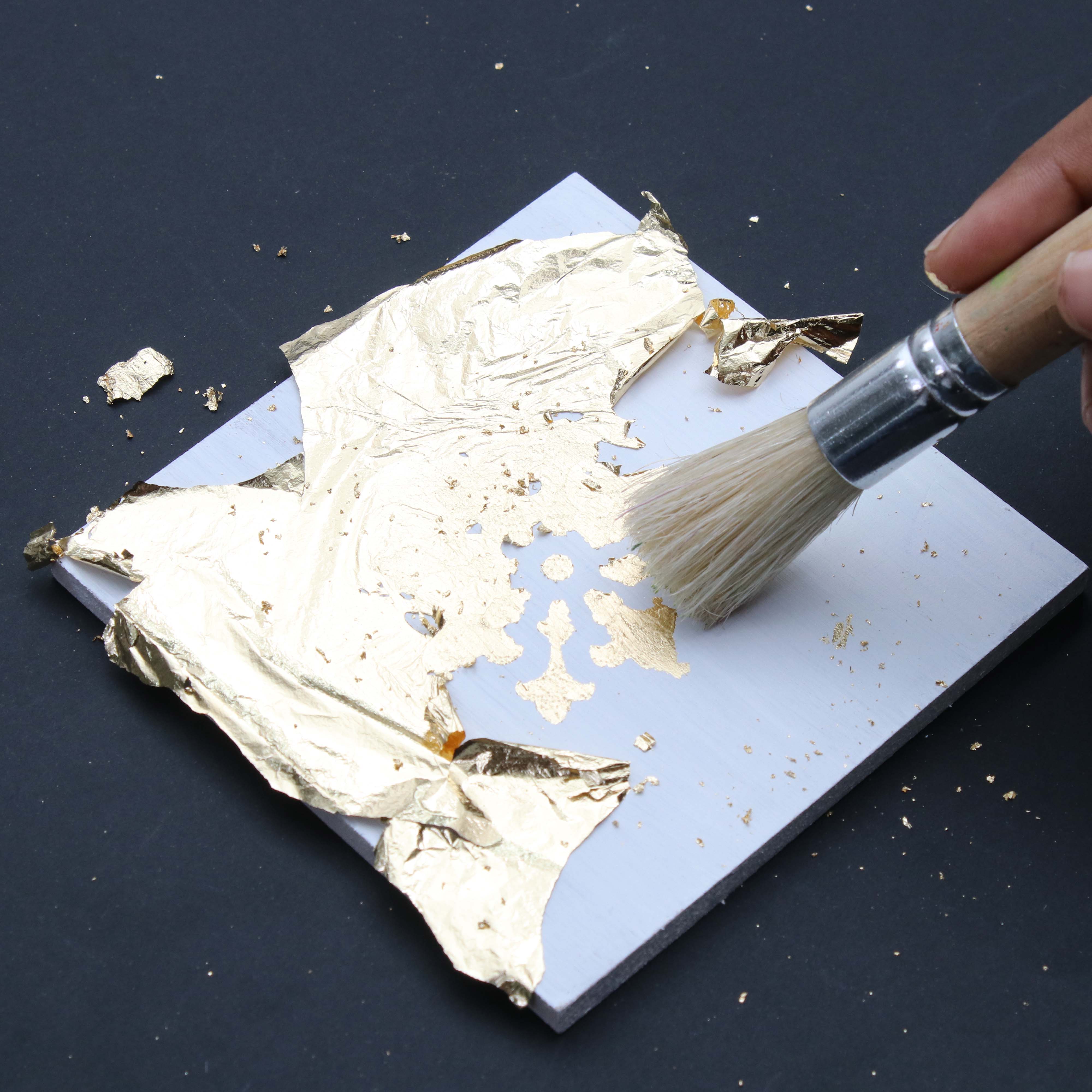 Gilding Leaf Muted Gold 6.5 X 6.5 Inch 25Pc Pbci Lb