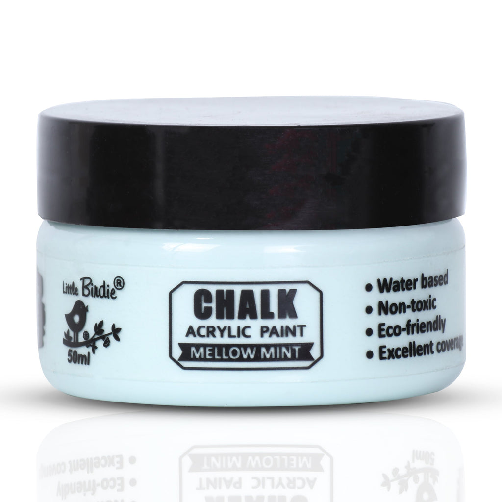 Home Decor Chalk Paint Mellow Mint 50ml Bottle