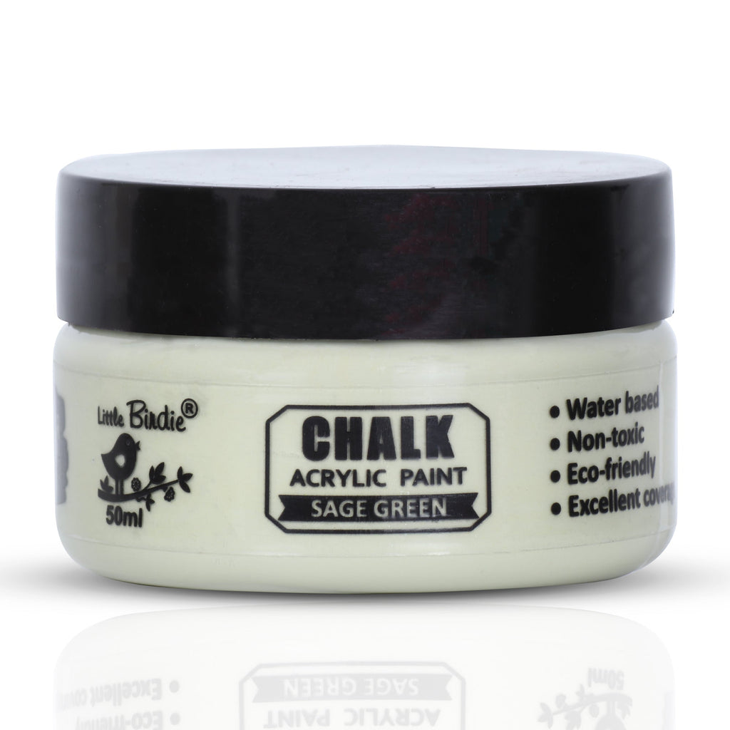 Home Decor Chalk Paint Sage Green 50ml Bottle