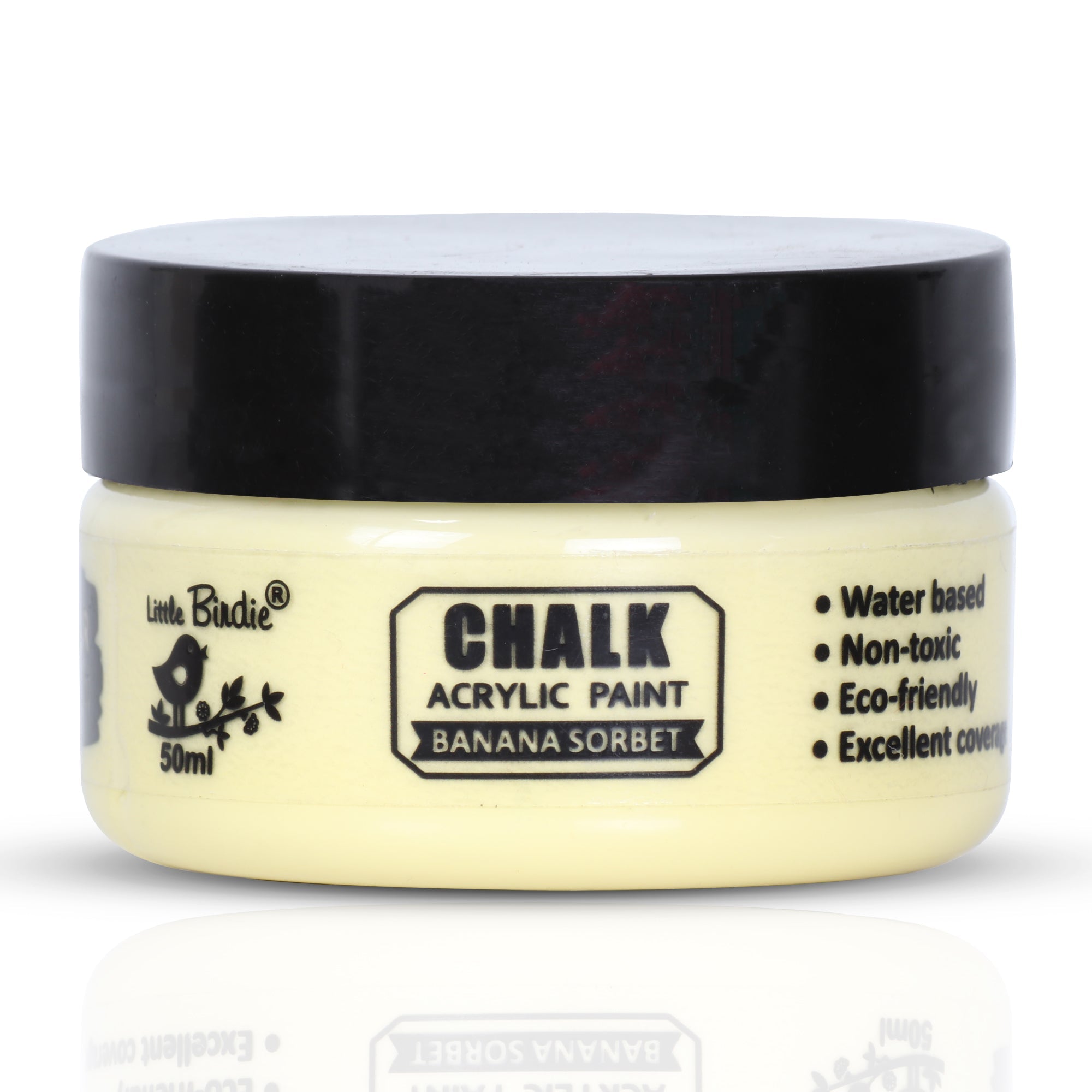 Home Decor Chalk Paint Banana Sorbet 50ml Bottle