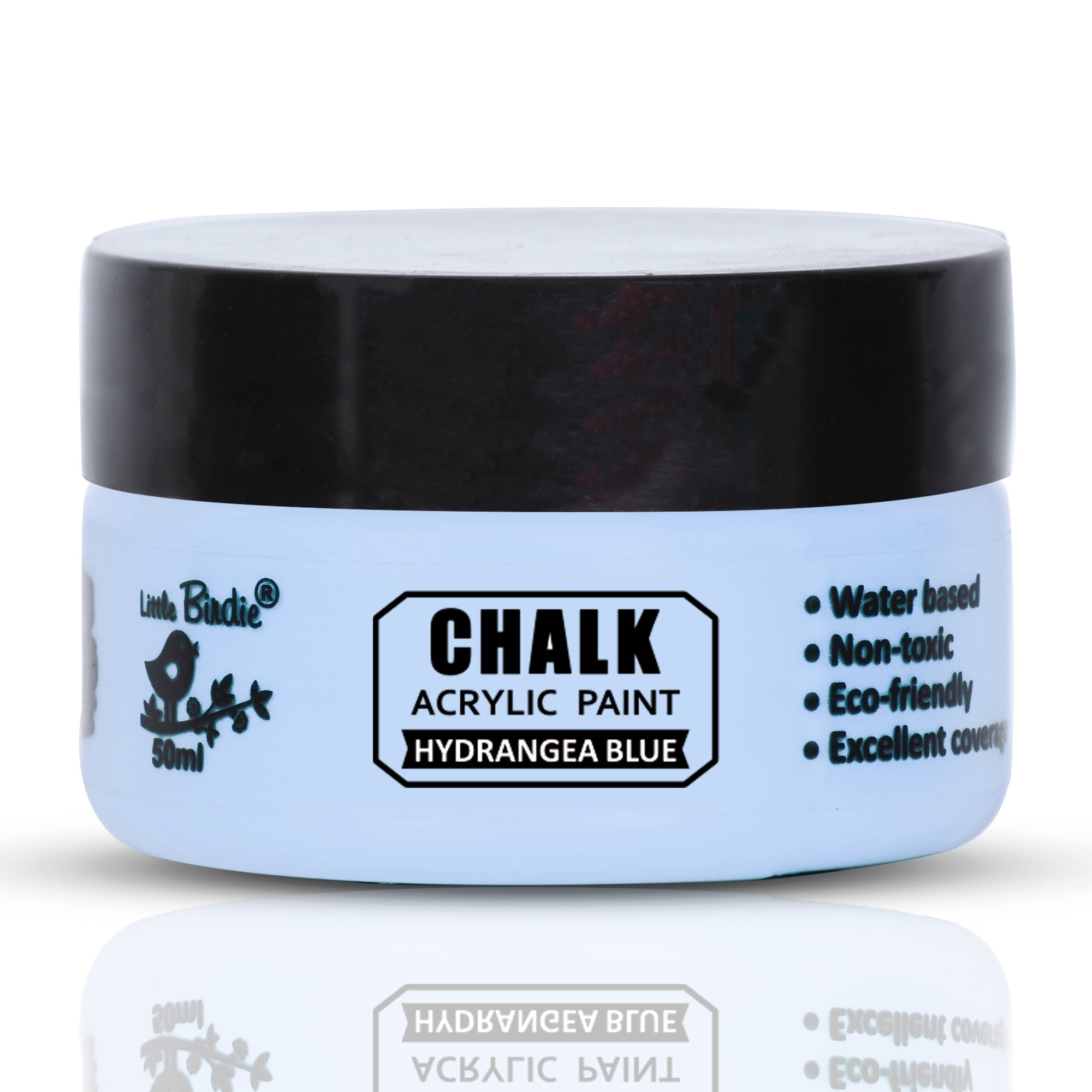 Home Decor Chalk Paint Hydrangea Blue 50ml Bottle