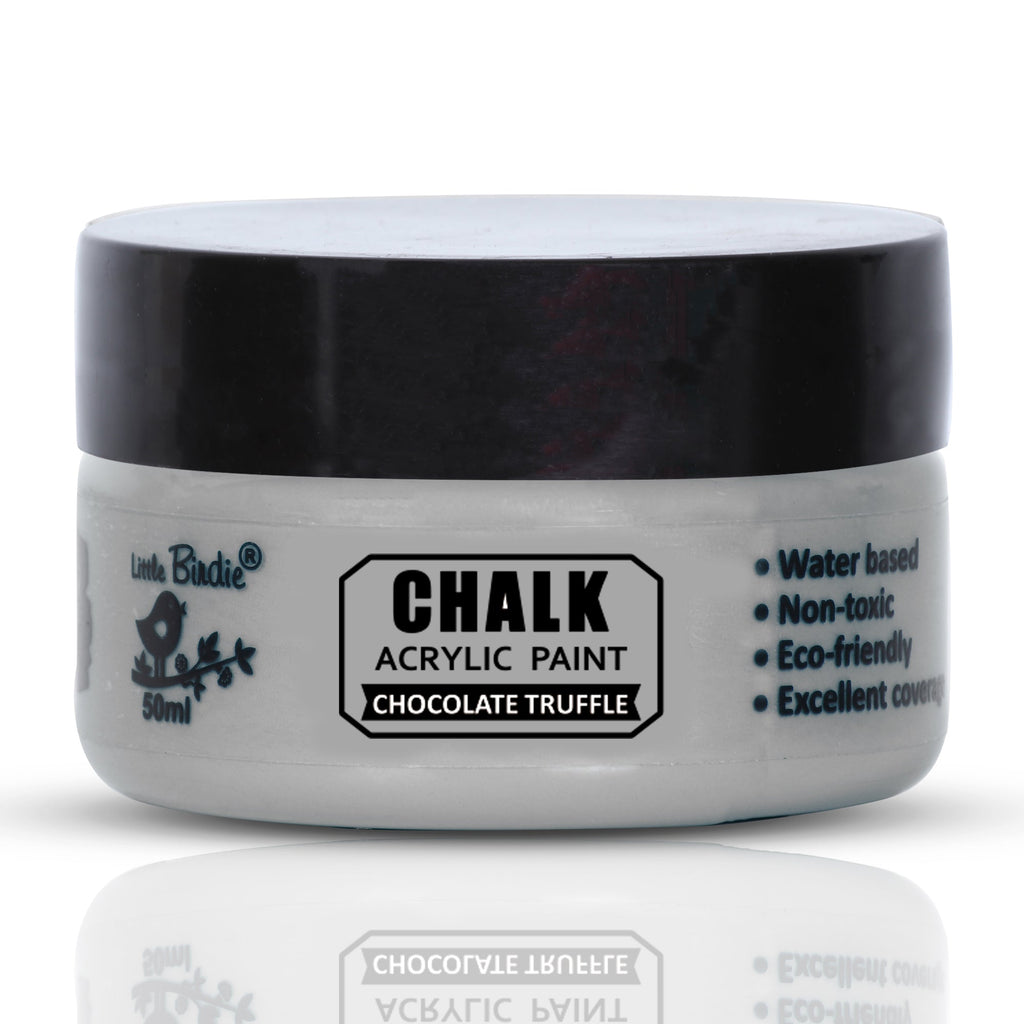 Home Decor Chalk Paint Chocolate Truffle 50ml Bottle