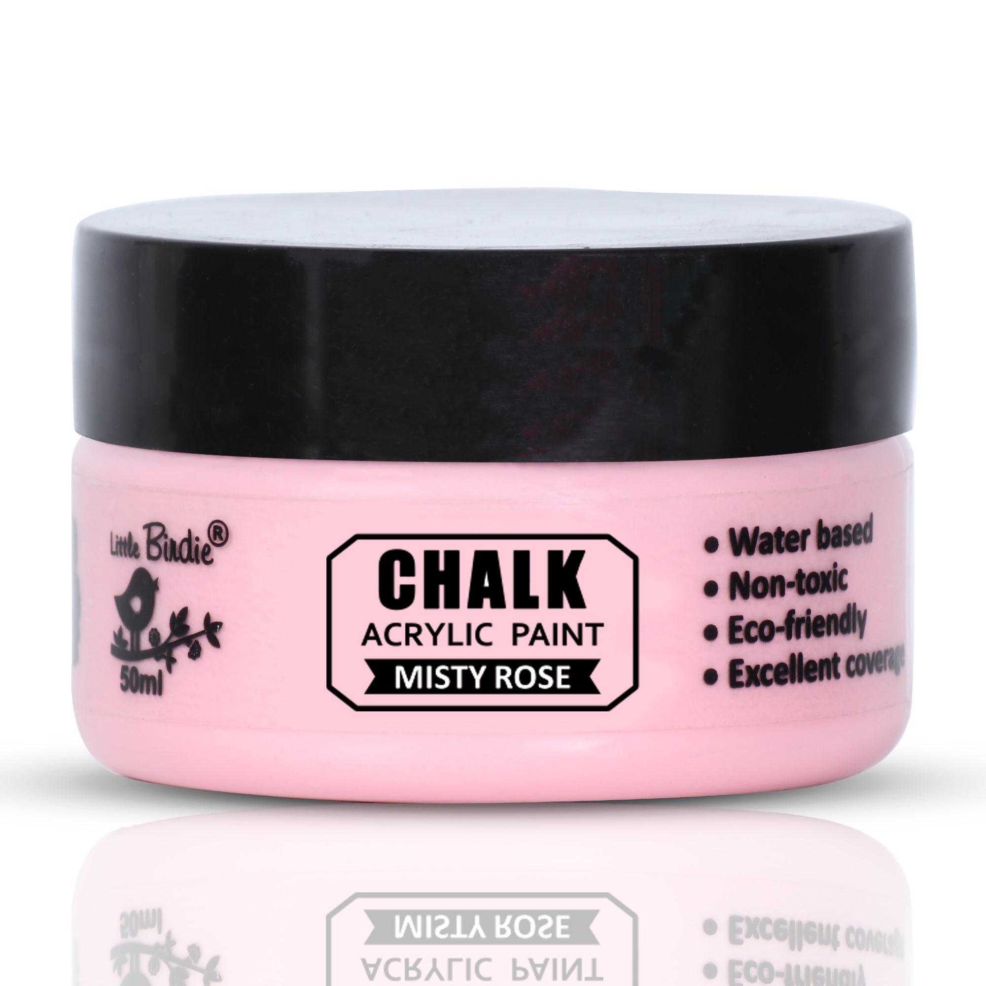 Home Decor Chalk Paint Misty Rose 50ml Bottle