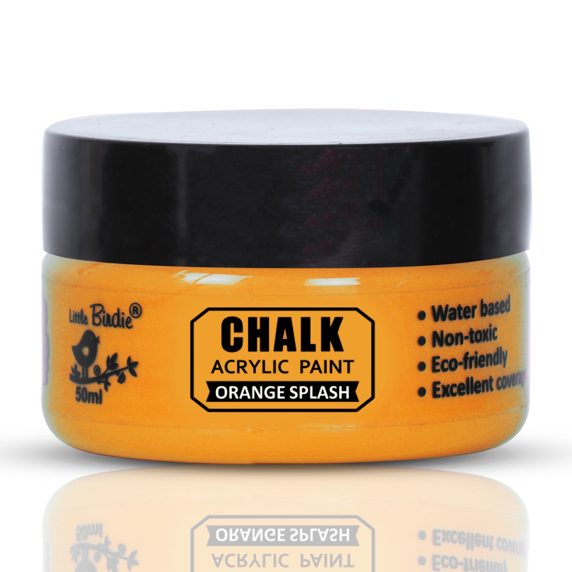 Home Decor Chalk Paint Orange Splash 50ml Bottle