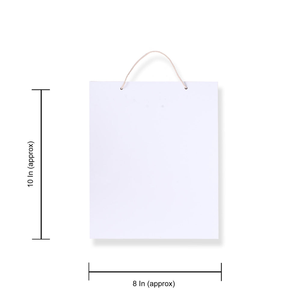 Creative Hanging White Marker Board Portrait Rectangular W8 X H10Inch 5.5Mm Thick 1Pc Lb