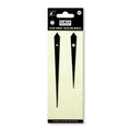 Clock Hands Hour And Minute Chronos Black Hour 10.6Cm; Minute 14.3Cm 2Pc Pbci Lb