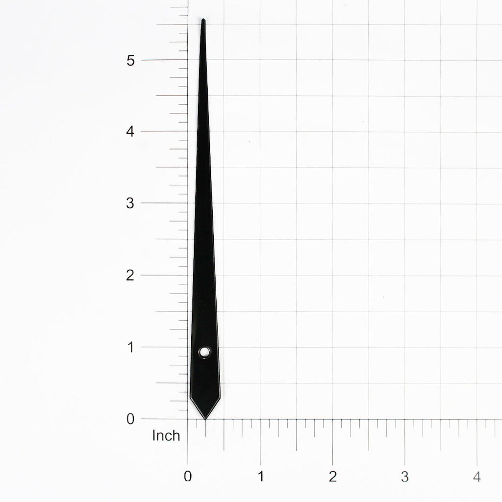 Clock Hands Hour And Minute Chronos Black Hour 10.6Cm; Minute 14.3Cm 2Pc Pbci Lb