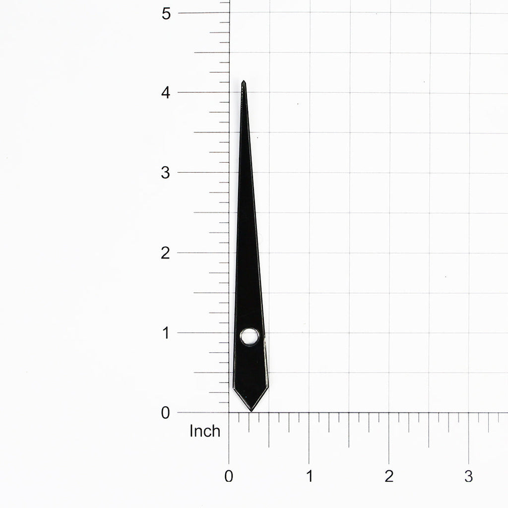 Clock Hands Hour And Minute Chronos Black Hour 10.6Cm; Minute 14.3Cm 2Pc Pbci Lb
