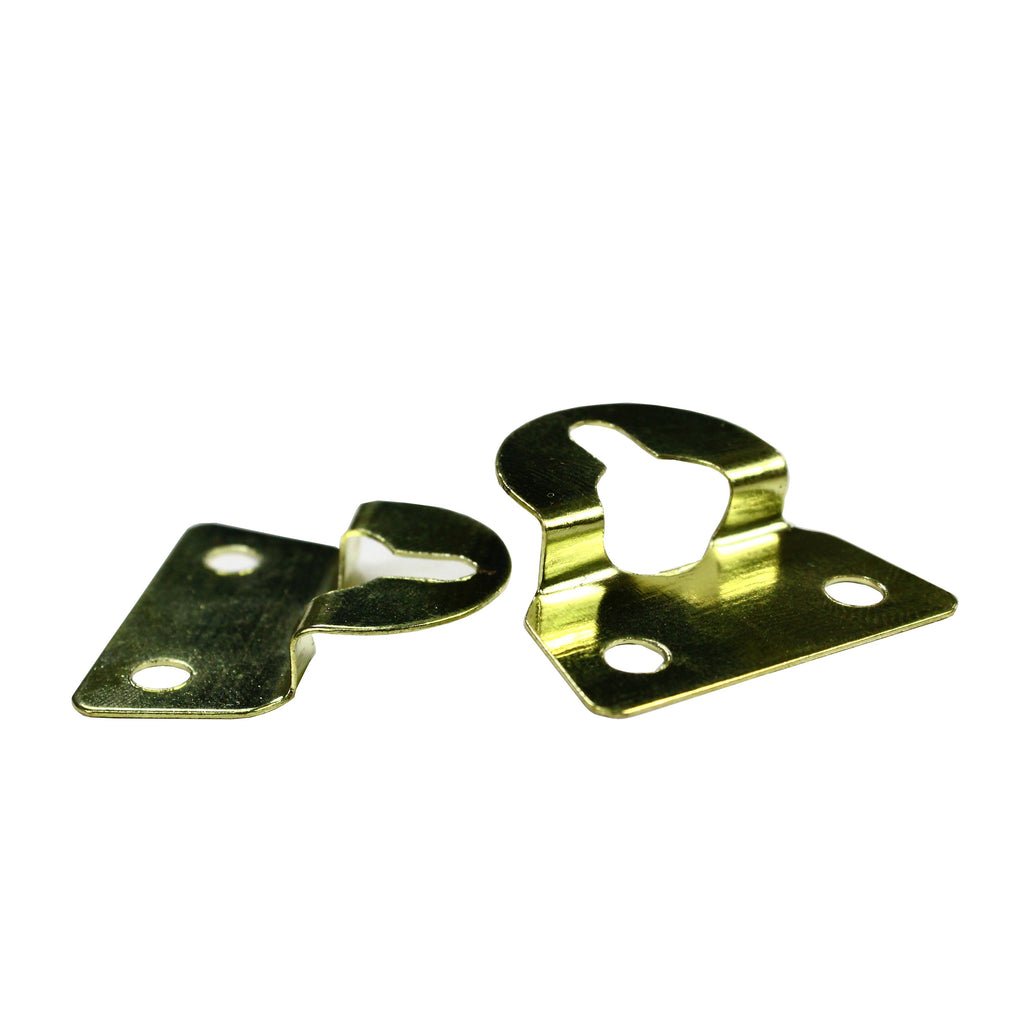 Wall Mounting Metal Hooks Square Gold 2Pc Pbhc Lb