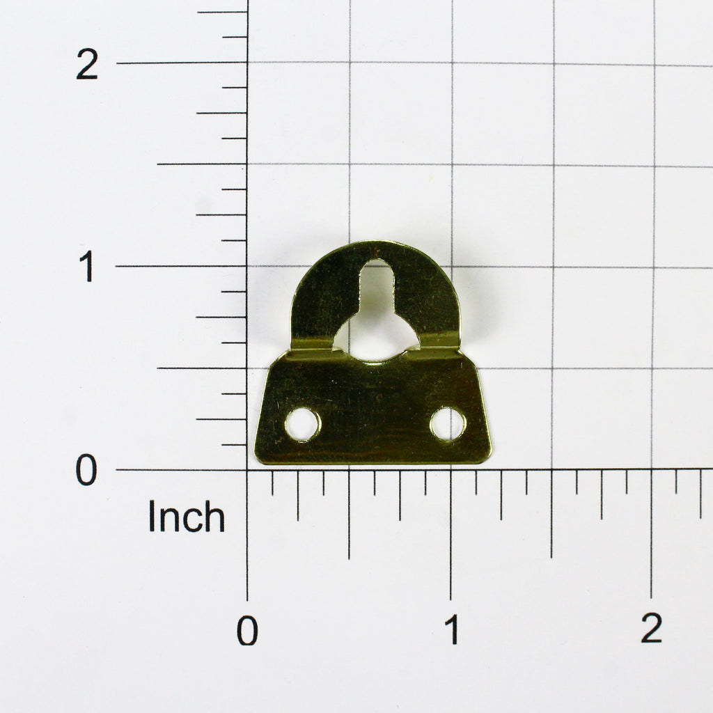 Wall Mounting Metal Hooks Square Gold 2Pc Pbhc Lb
