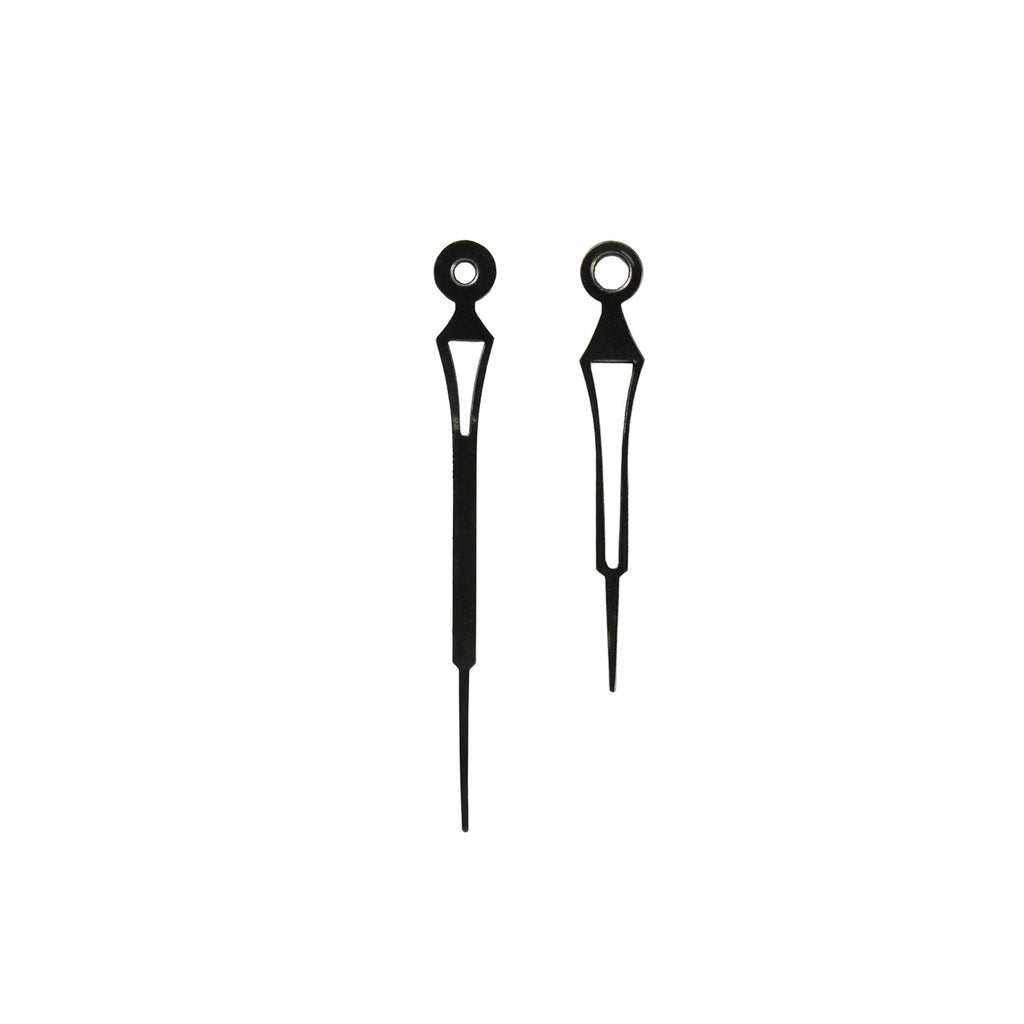 Clock Hands Hour And Minute Nyx Black Hour 7Cm; Minute 9.1Cm 2Pc Pbci Lb