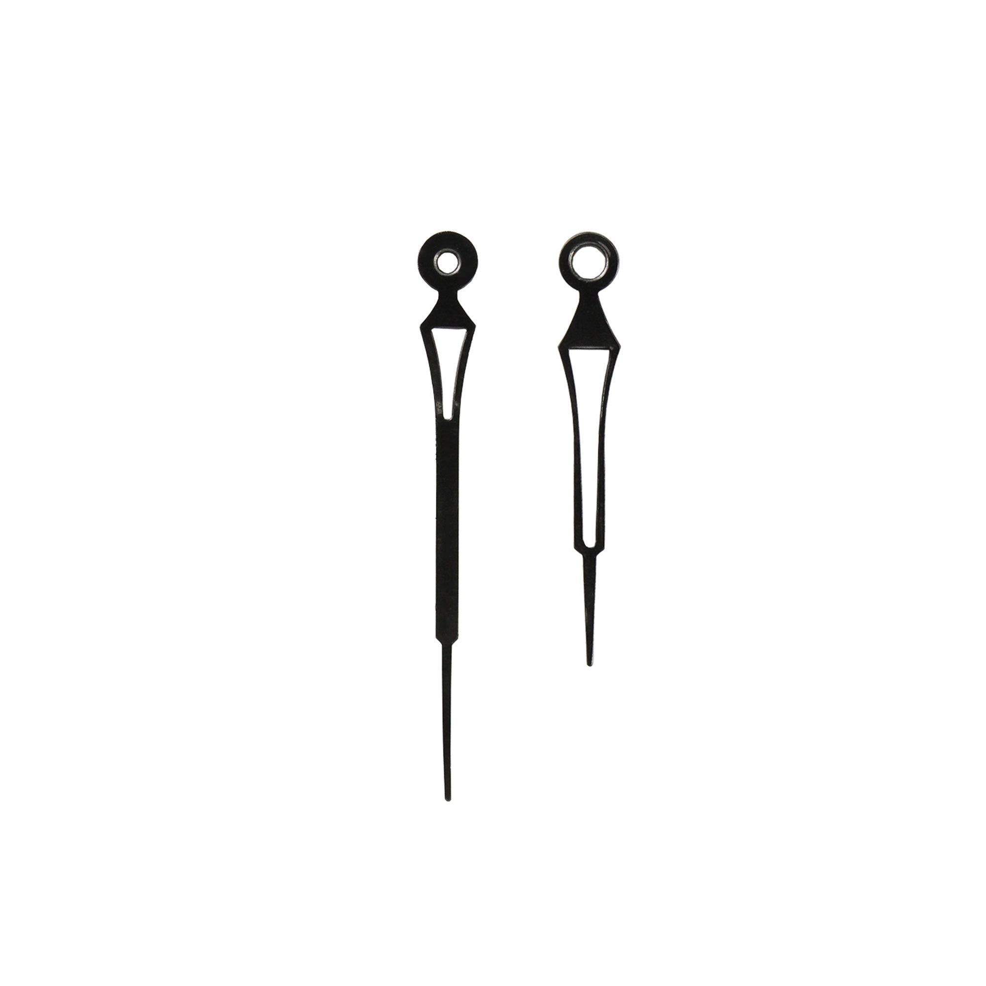 Clock Hands Hour And Minute Nyx Black Hour 7Cm; Minute 9.1Cm 2Pc Pbci Lb