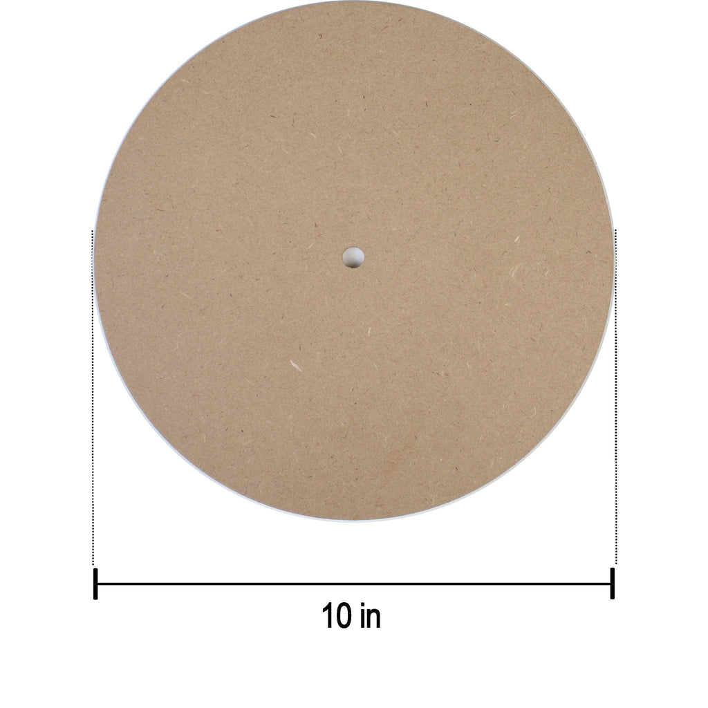 Mdf Clock Face 10Inch Dia 1.9Mm Thick 1Pc Lb