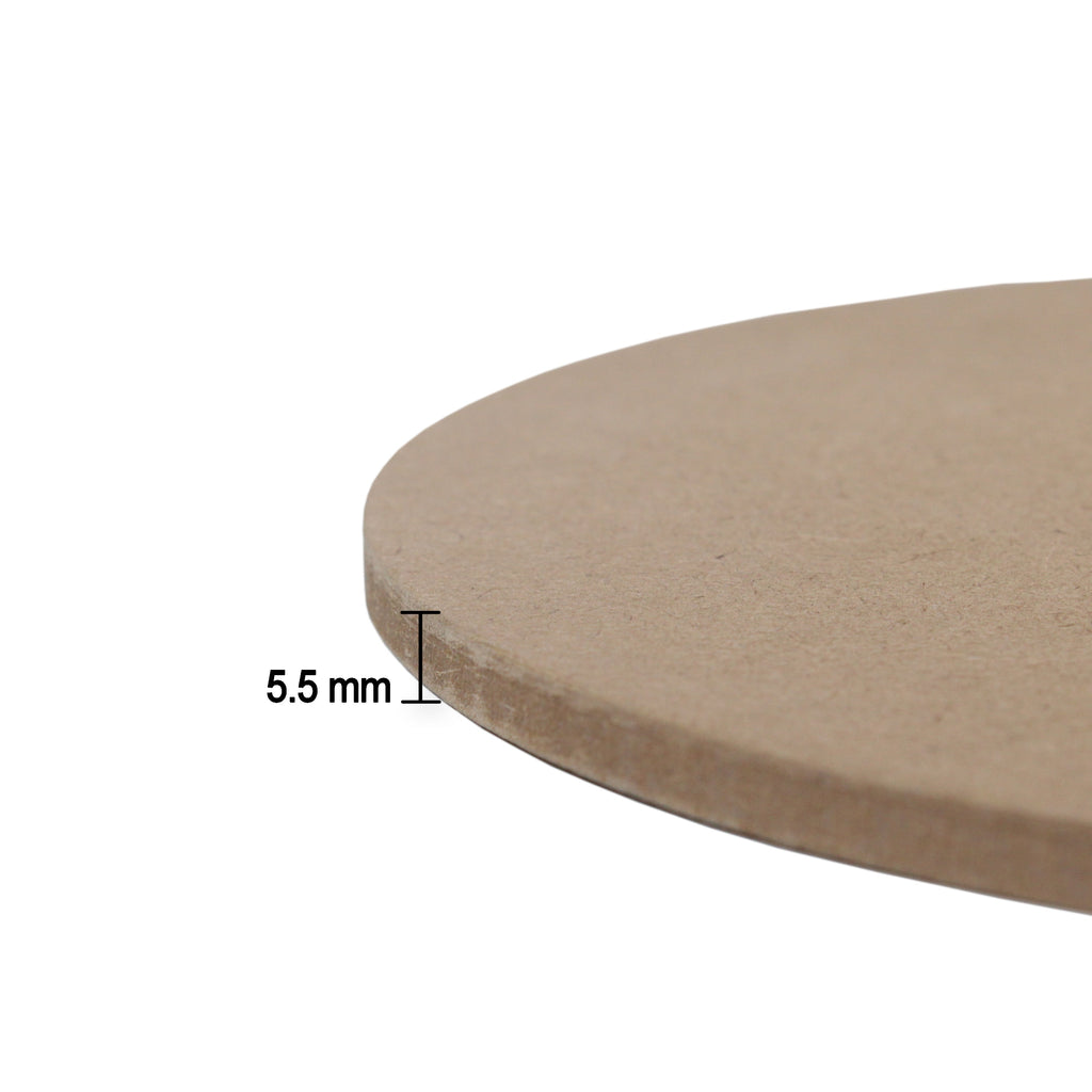 Mdf Clock Face 12Inch Dia 5.5Mm Thick 1Pc Lb
