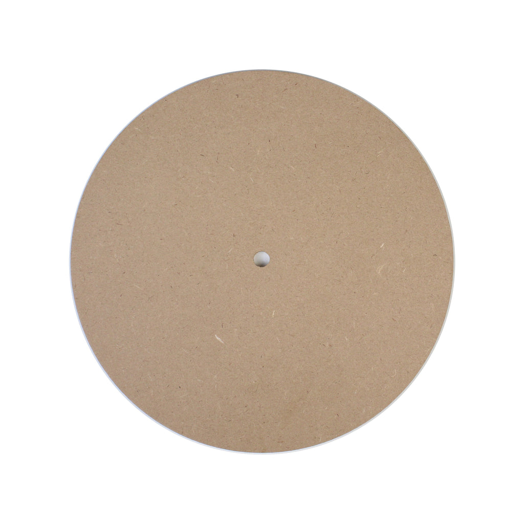 Mdf Clock Face 10Inch Dia 18Mm Thick 1Pc Lb
