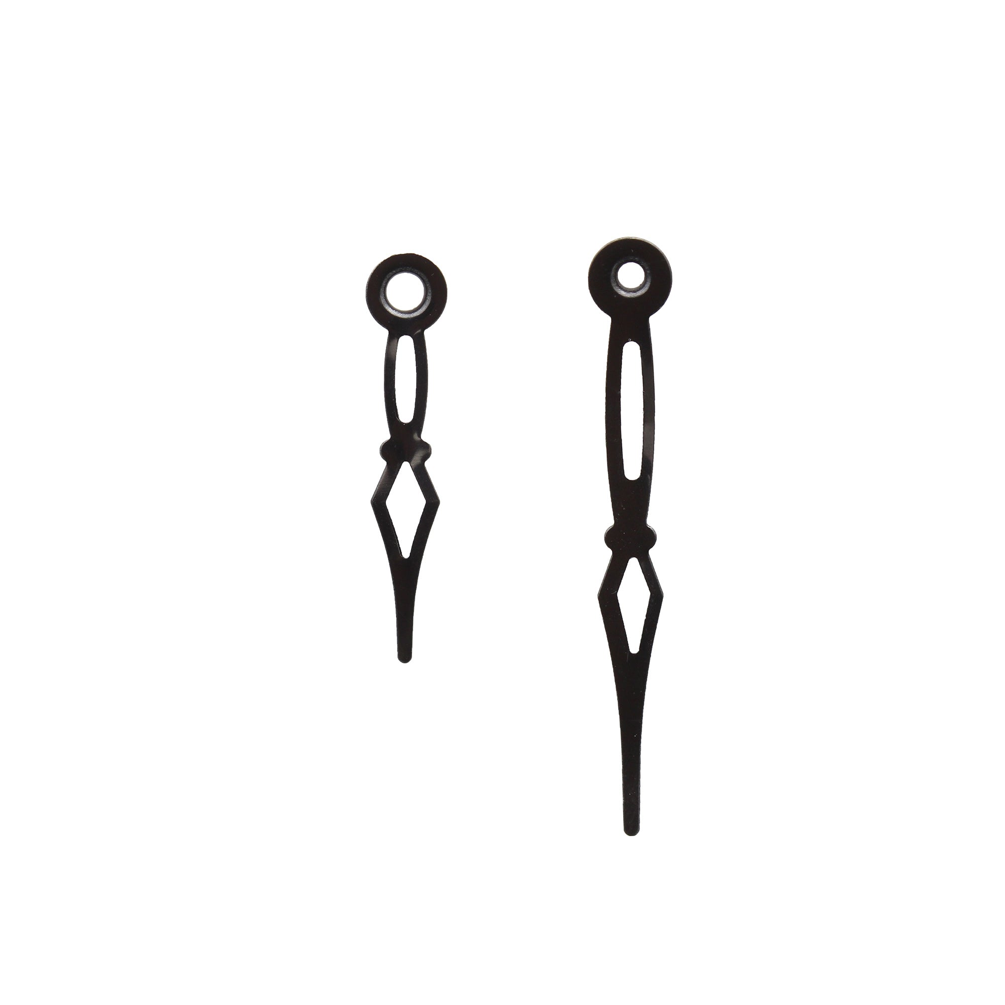 Clock Hands Hour And Minute Dimond Black Hour 5.7Cm; Minute 7.4Cm 2Pc Pbci Ib