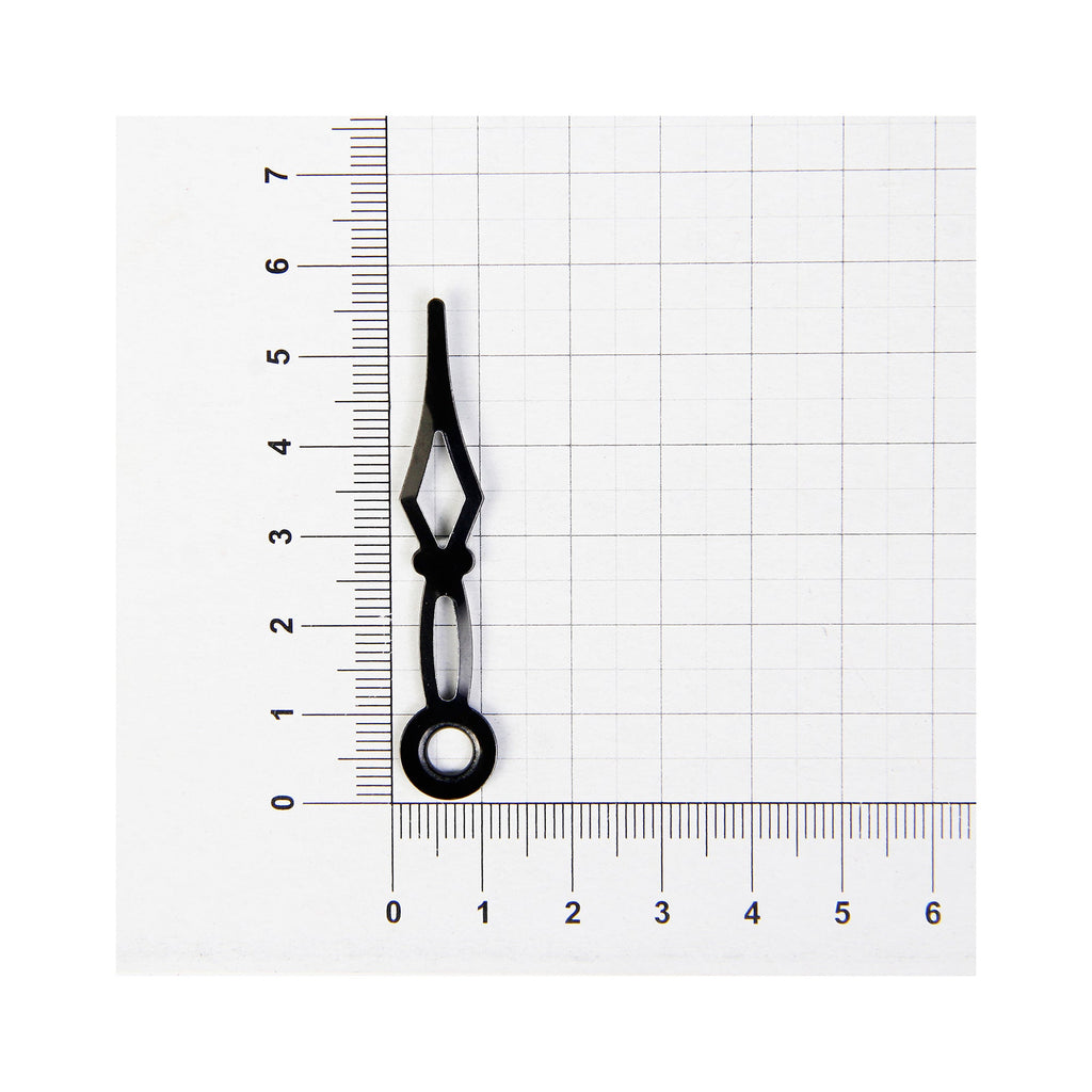 Clock Hands Hour And Minute Dimond Black Hour 5.7Cm; Minute 7.4Cm 2Pc Pbci Ib