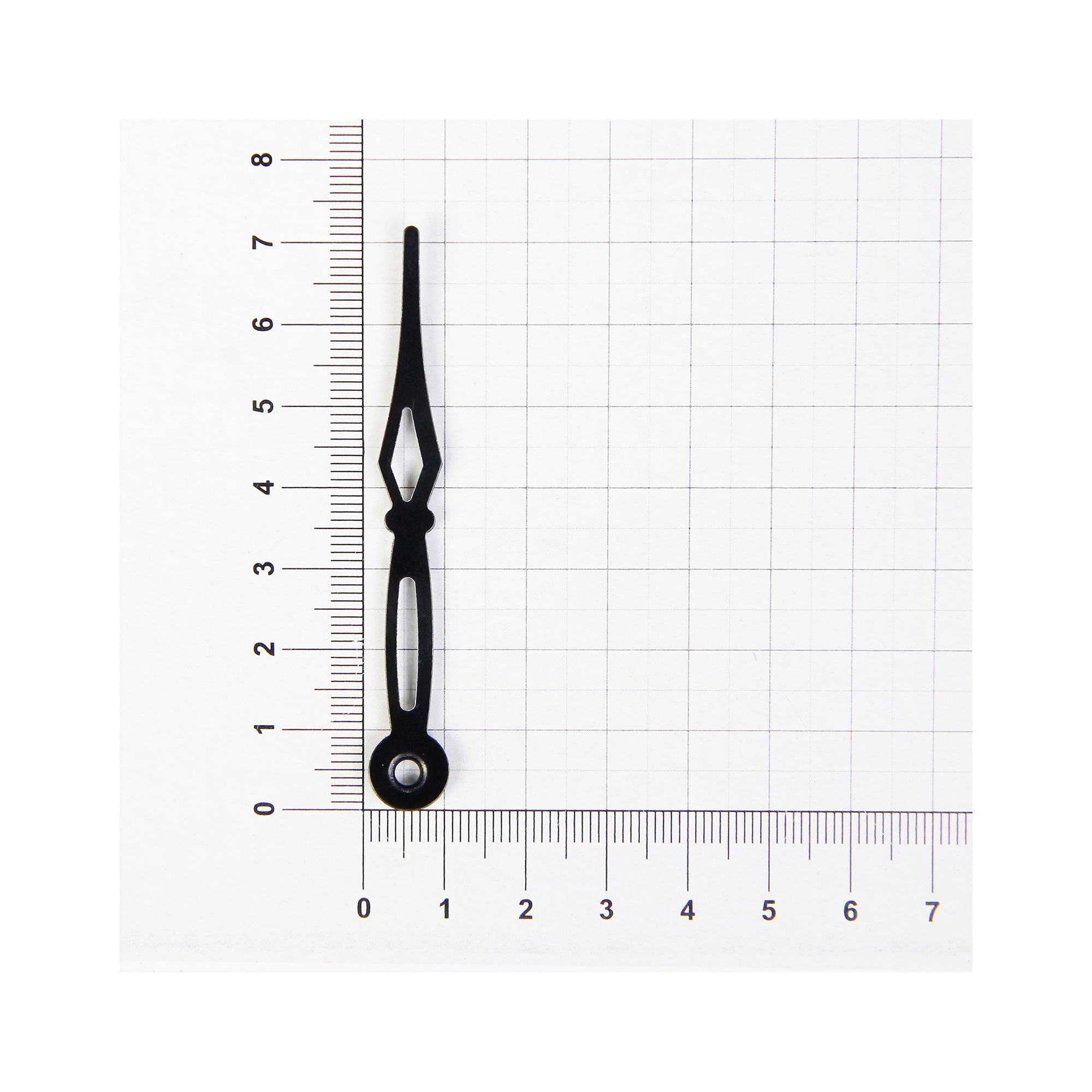 Clock Hands Hour And Minute Dimond Black Hour 5.7Cm; Minute 7.4Cm 2Pc Pbci Ib