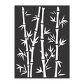 Stencil Bamboo 7.4 X 9.7Cm 1Pc Little Birdie