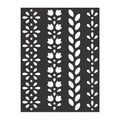 Stencil Floral Border 7.4 X 9.7Cm 1Pc Little Birdie