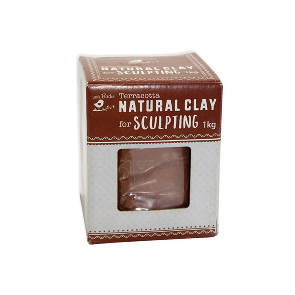 Natural Sculpting Clay 1Kg Box Little Birdie