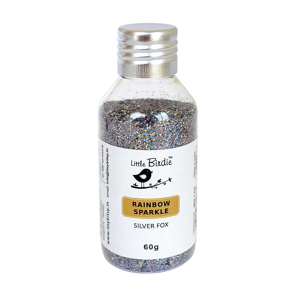 Little Birdie Rainbow Sparkle - Silver Fox, 60gm