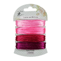 Satin Rattail Cord 2Mm Pink Lemonade 8Mtr Lb