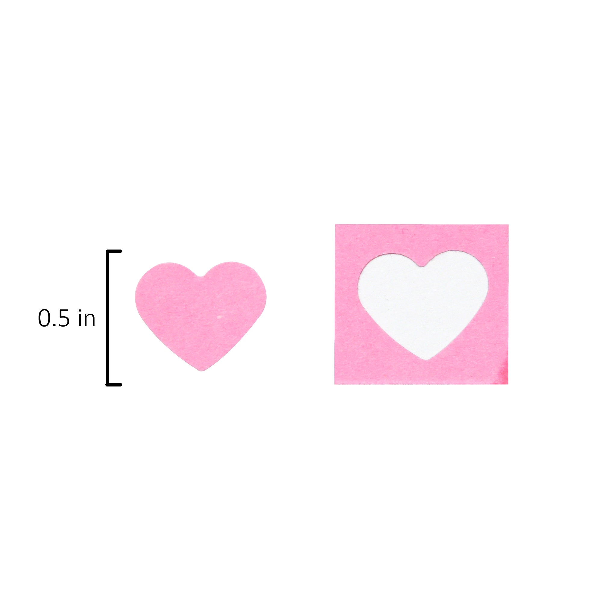 Craft Punch Cutting Size 1.5Cm Heart 1Pc Lb