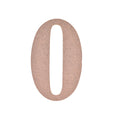 MDF Numerical 0 2.6 X 4Inch 5.5Mm Thick 1Pc Lb