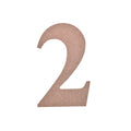 MDF Numerical 2 2.6 X 4Inch 5.5Mm Thick 1Pc Lb