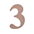 MDF Numerical 3 2.6 X 4Inch 5.5Mm Thick 1Pc Sw Lb
