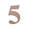 MDF Numerical 5 2.6 X 4Inch 5.5Mm Thick 1Pc Lb